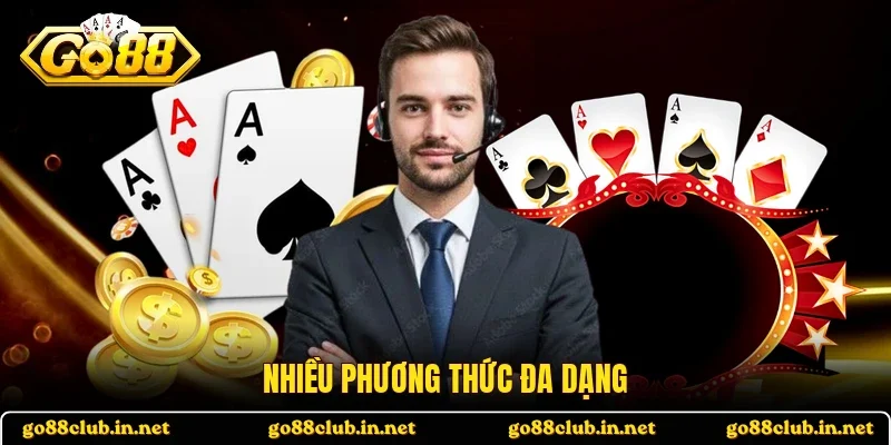 Nhiều phương thức đa dạng